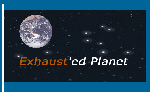 Exhaust'ed Planet flag